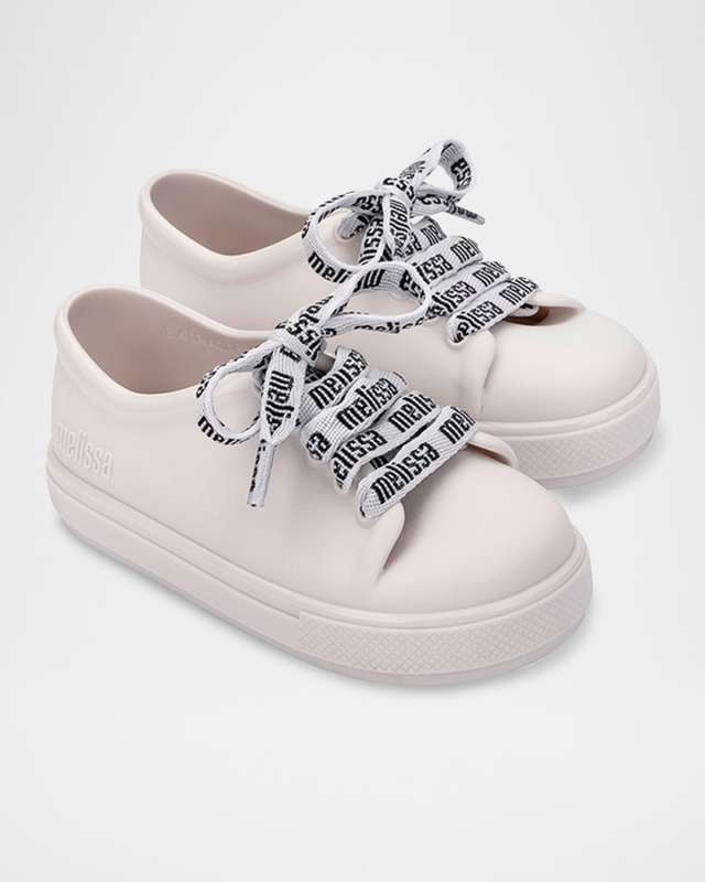 Girl's Sneakers W/ Branded Laces, Baby/Toddler